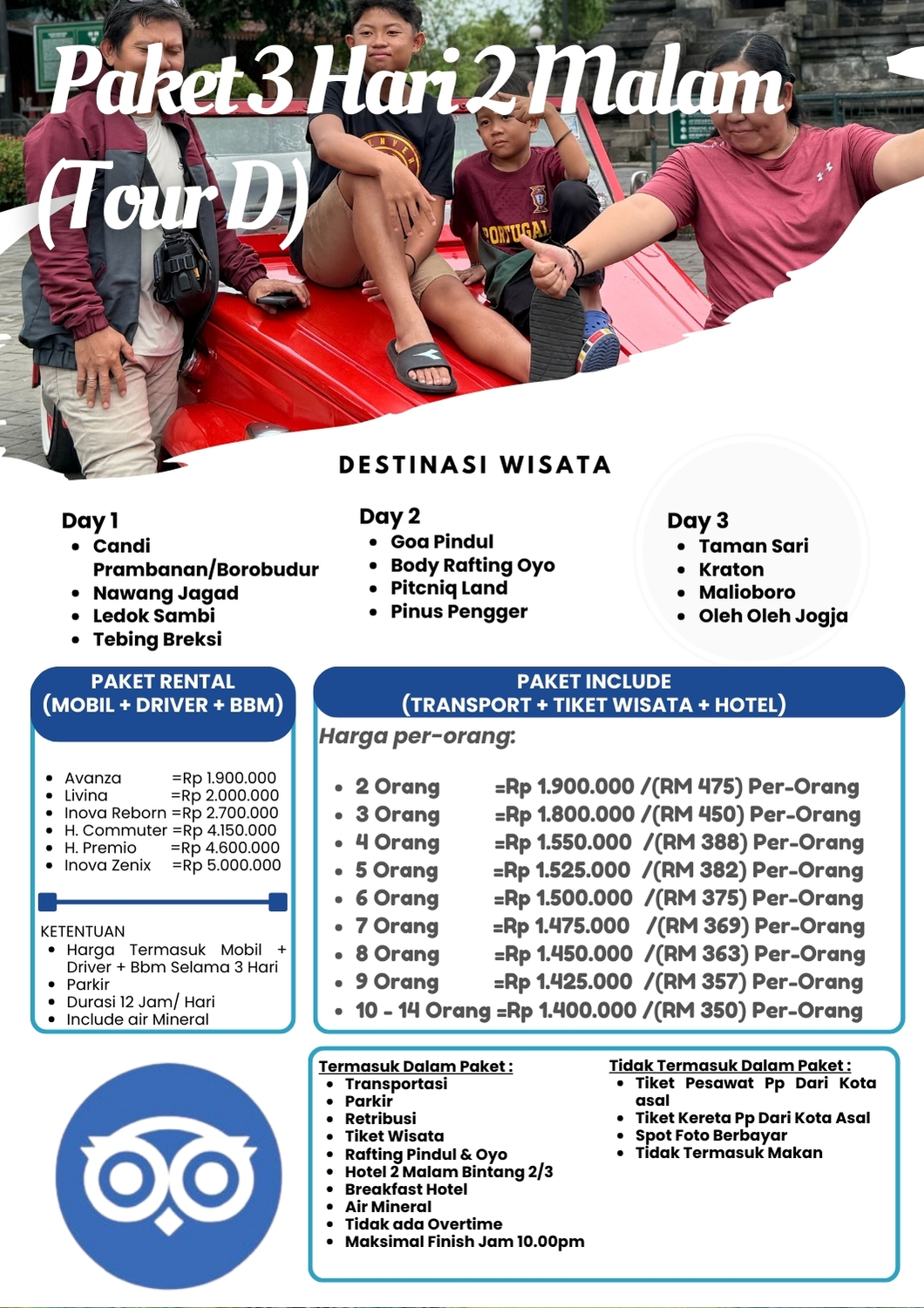 Paket 3hari 2malam Tour D